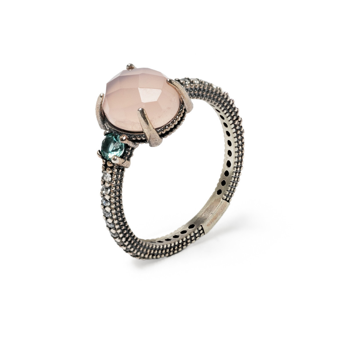 ANILLO SUNFIELD CUARZO ROSA - AN065173