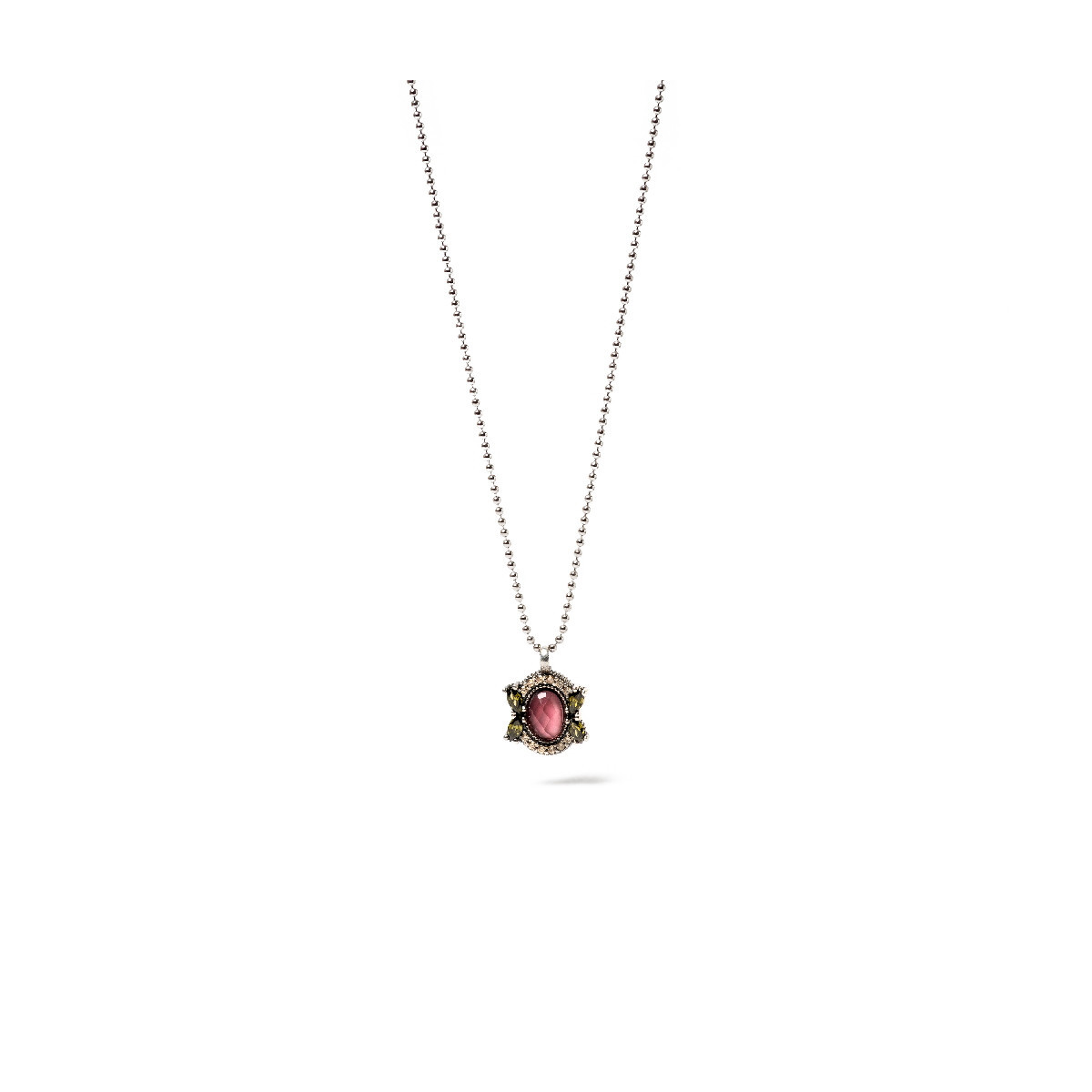 ROSE TOURMALINE SUNFIELD NECKLACE - CL065242/26