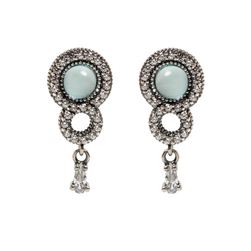 PENDIENTES SUNFIELD CUARZO AGUAMARINA - PE065241/17