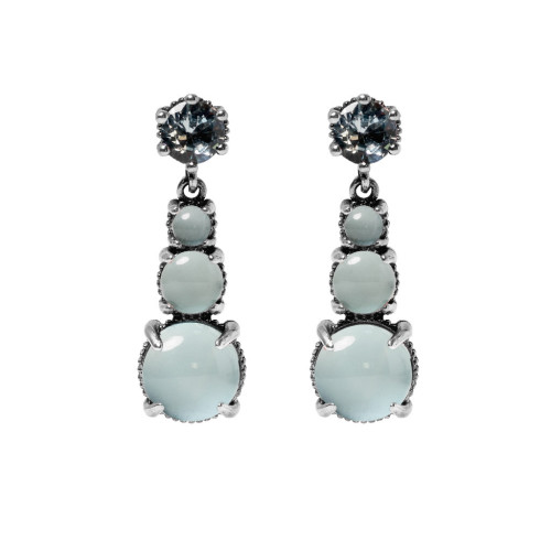 PENDIENTES SUNFIELD CUARZO AGUAMARINA - PE065260/17