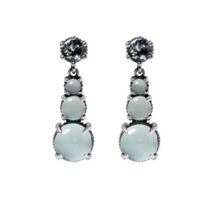 PENDIENTES SUNFIELD CUARZO AGUAMARINA - PE065260/17