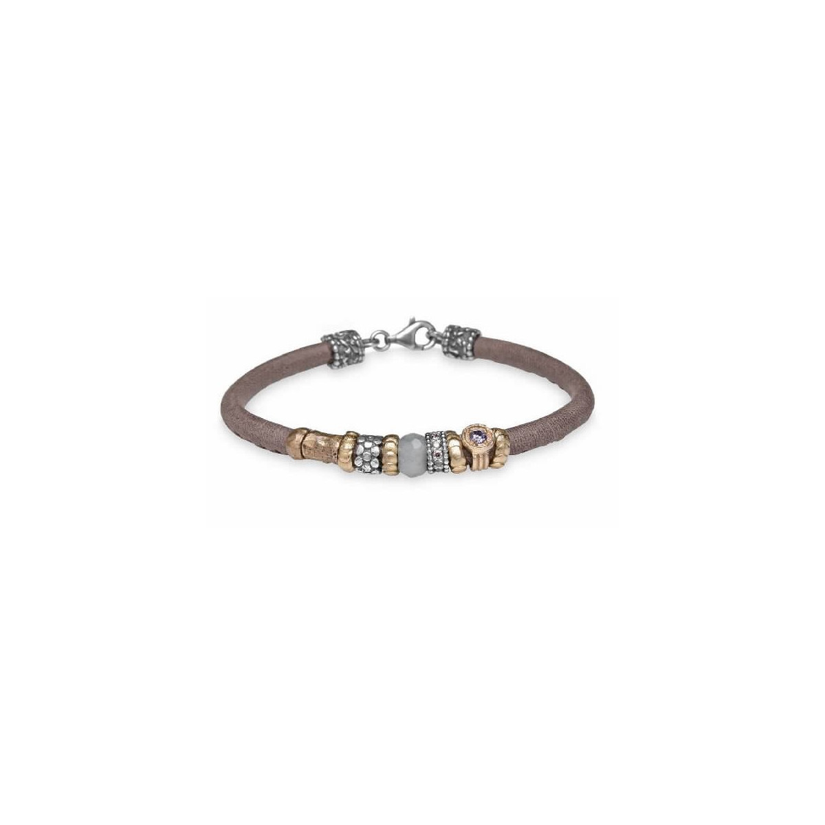 PULSERA PLATADEPALO - CB37F T/19