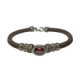 PULSERA PLATADEPALO GRANATE - WB487X T/19