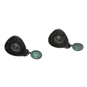 CHALCEDONY PLATADEPALO EARRINGS - WE245X