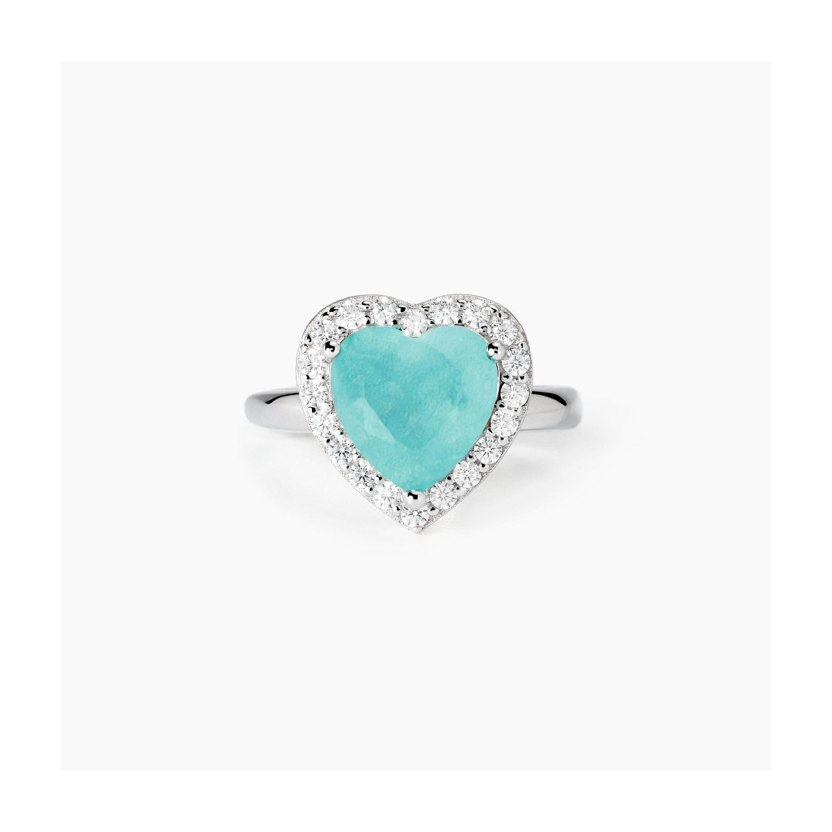 ANILLO MABINA CORAZÓN VERDE - 523431