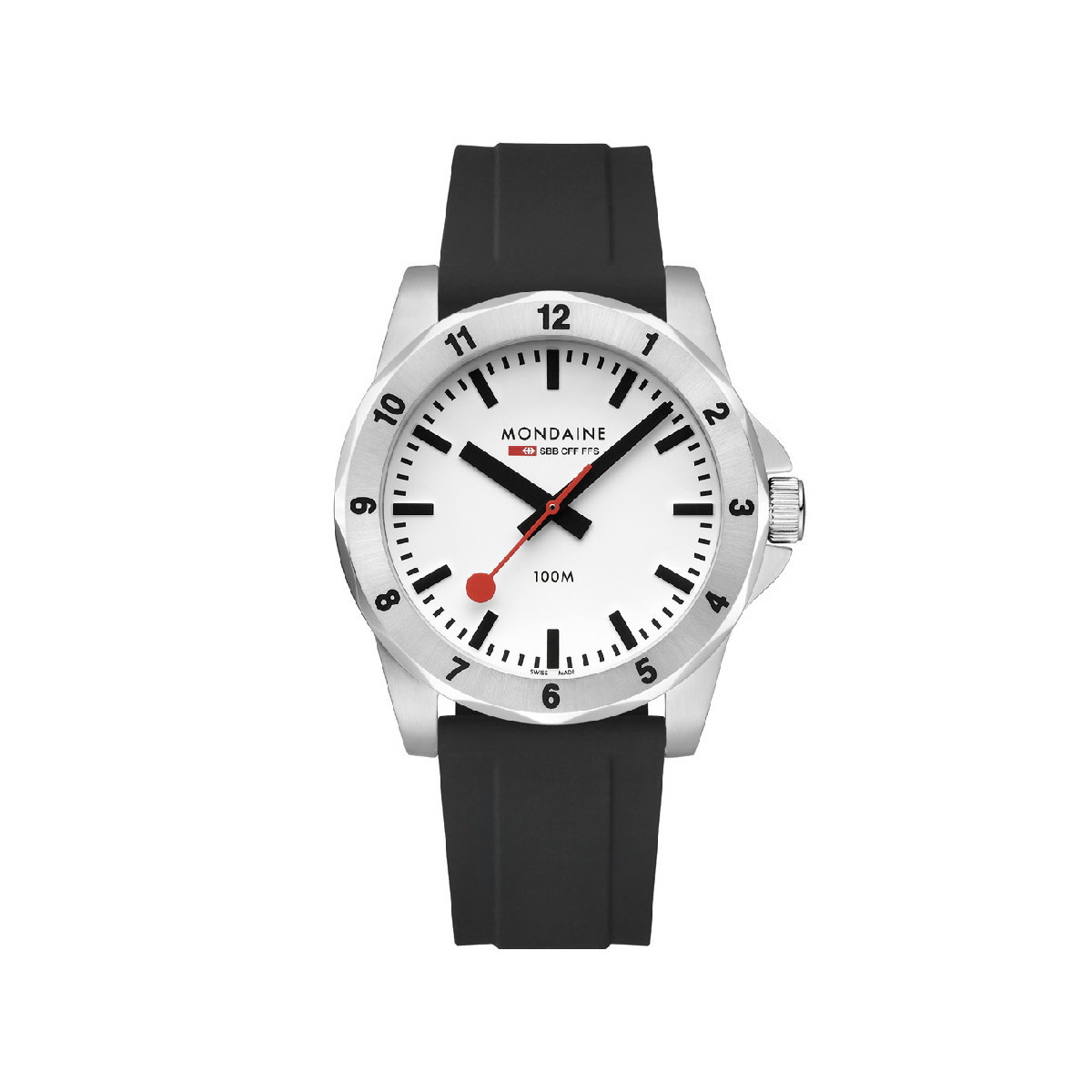42 MM NUMERI MONDAINE WATCH - MSN4211BRB