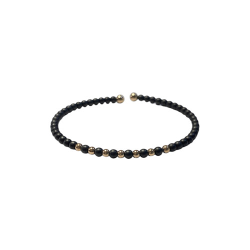 PULSERA ESCLAVA JAIBOR CERÁMICA ORO ROSA - S5037JP418