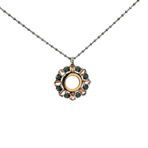 CHALCEDONY TOP SILVER NECKLACE - CO7813PCAD