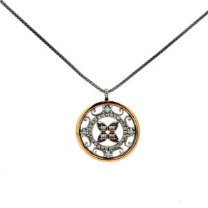 CHALCEDONY TOP SILVER NECKLACE - CO7800PCUC