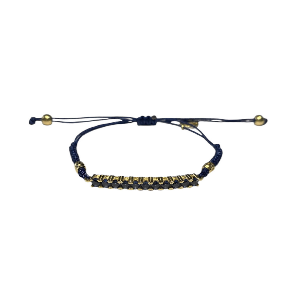 PULSERA TOP SILVER AZUL MARINO - PU7852PXB