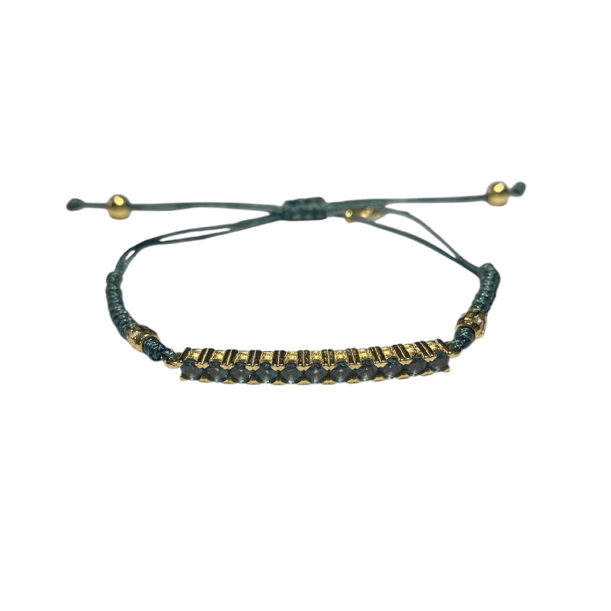 PULSERA TOP SILVER VERDE - PU7852PXV