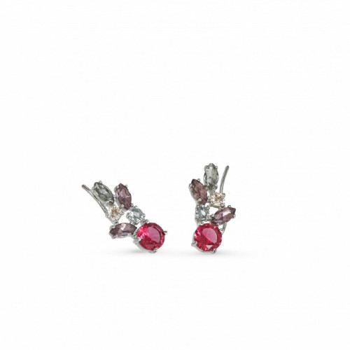PENDIENTES LINEARGENT TREPADORES COLORES - 18777-R-A