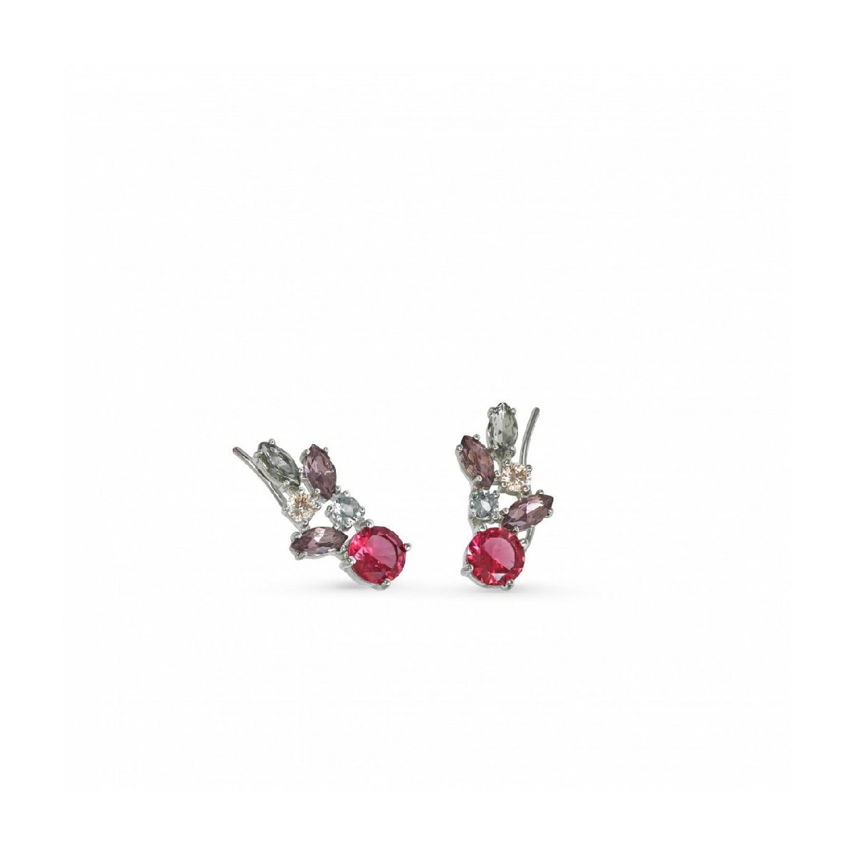 PENDIENTES LINEARGENT TREPADORES COLORES - 18777-R-A