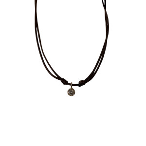 COLLAR ORO ROSA DIAMANTE BROWN