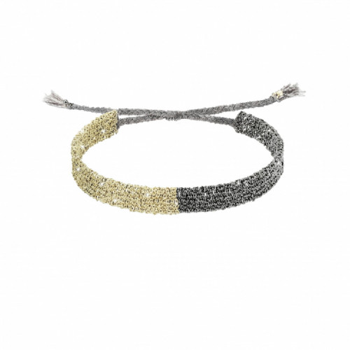 PULSERA MARIE LAURE CHAMOREL ORO RUTENIO - MLS819