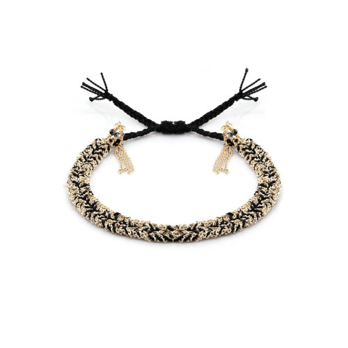 PULSERA MARIE LAURE CHAMOREL ORO NEGRO - MLS183GB