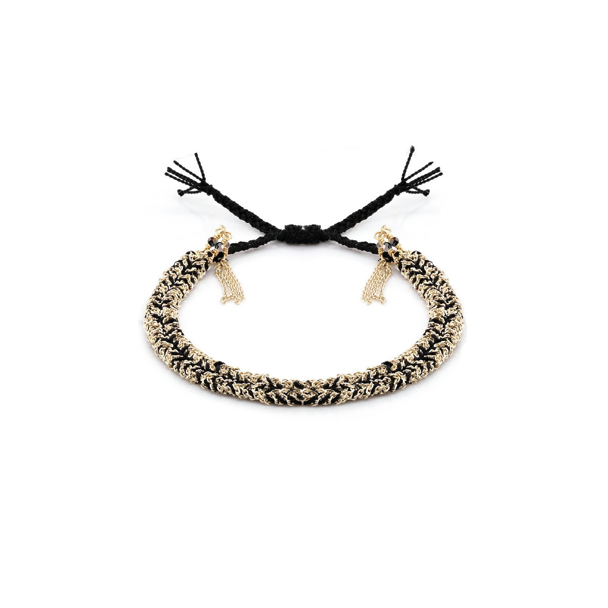 PULSERA MARIE LAURE CHAMOREL ORO NEGRO - MLS183GB