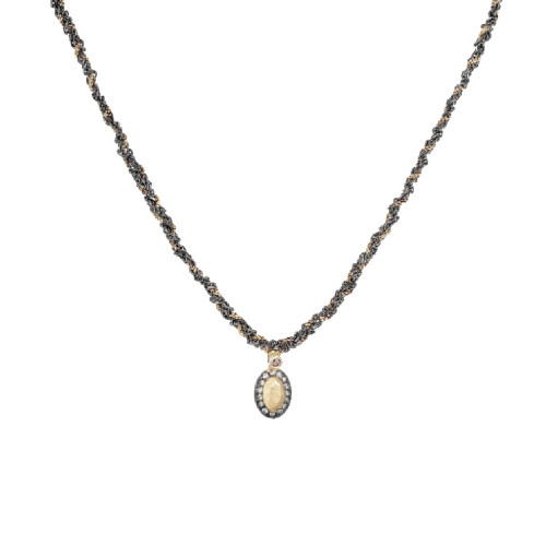 BLACK MARIE LAURE CHAMOREL NECKLACE - MLS924