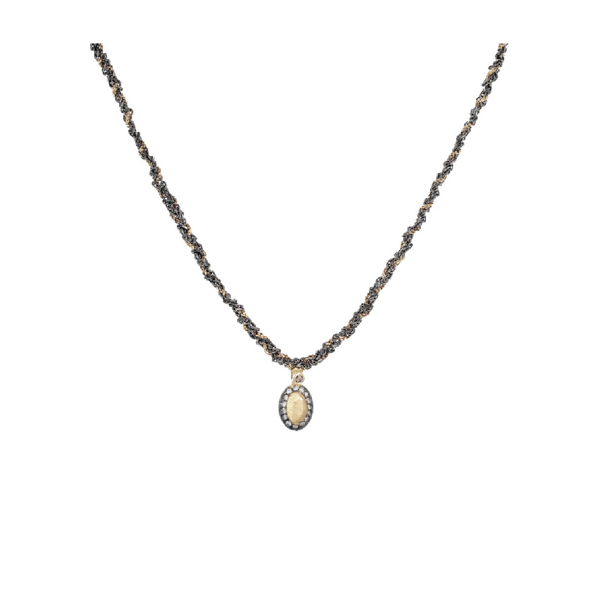 BLACK MARIE LAURE CHAMOREL NECKLACE - MLS924