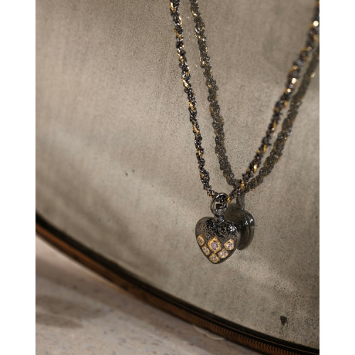 HEART MARIE LAURE CHAMOREL NECKLACE - MLS890
