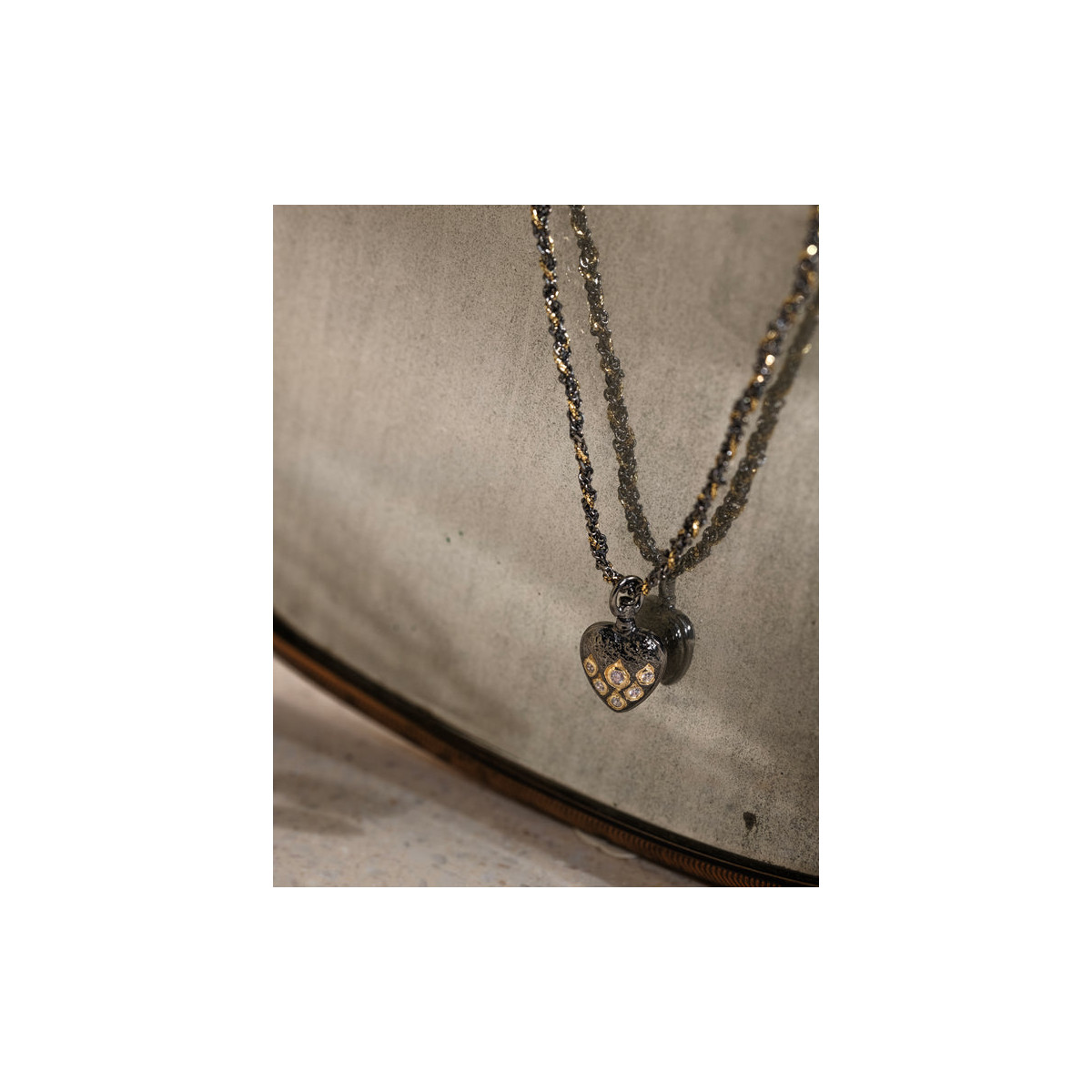 HEART MARIE LAURE CHAMOREL NECKLACE - MLS890