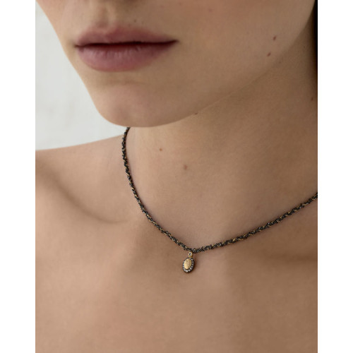 BLACK MARIE LAURE CHAMOREL NECKLACE - MLS924