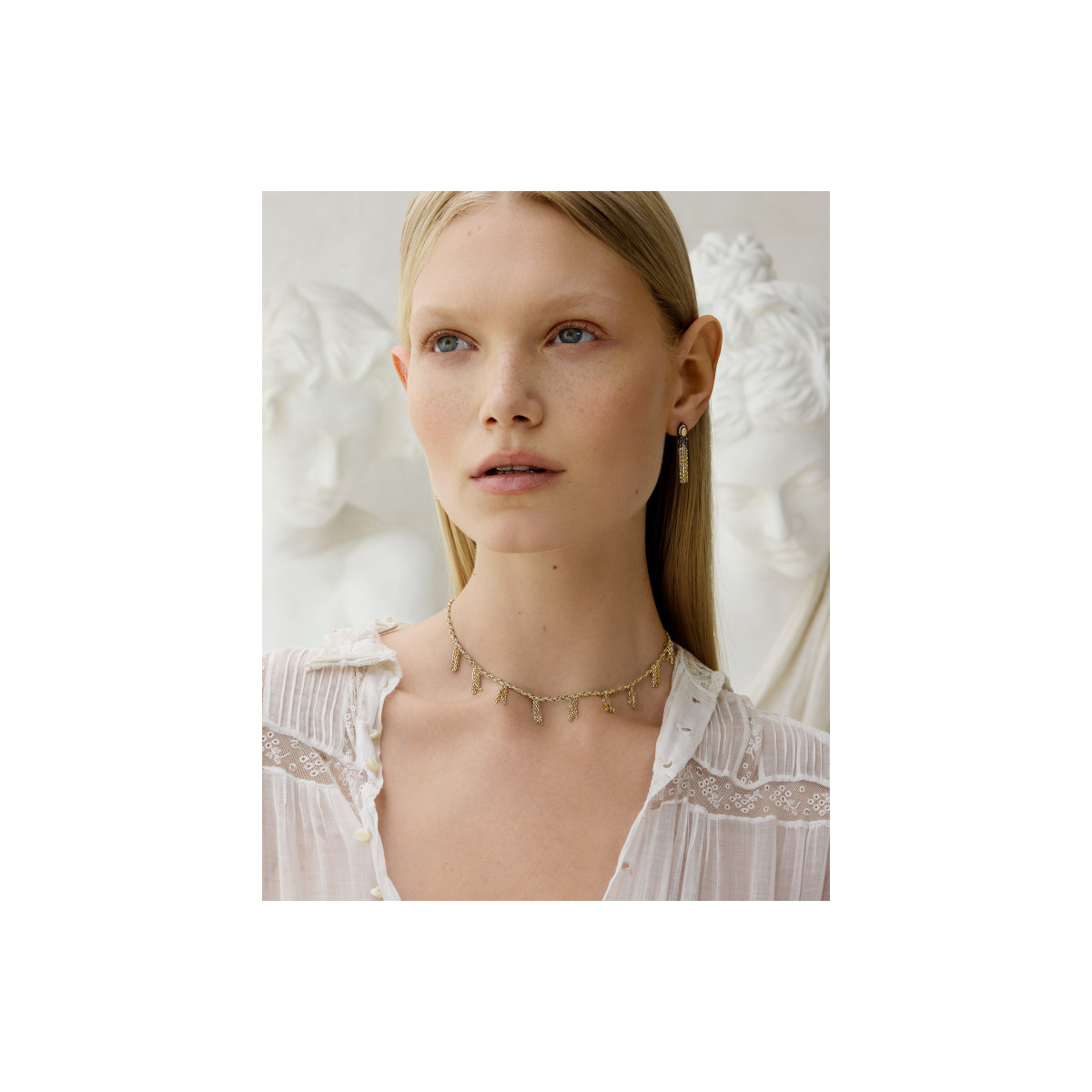 PENDIENTES MARIE LAURE CHAMOREL ORO - MLS936