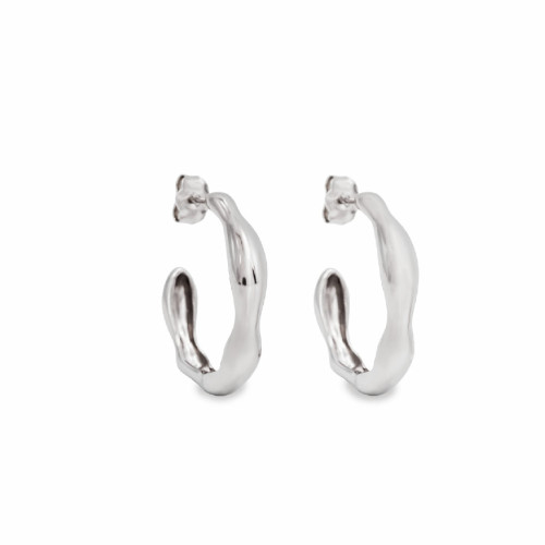 LINEARGENT HOOPS EARRINGS - 20101-A
