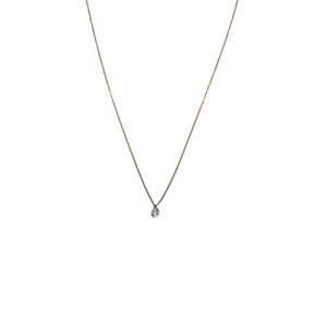 0,15 CARATS DIAMOND ROSE GOLD NECKLACE - 1AEB