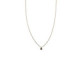 0,15 CARATS BROWN DIAMOND ROSE GOLD NECKLACE - 1AEE