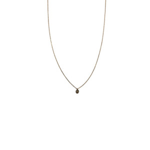 0,15 CARATS BROWN DIAMOND ROSE GOLD NECKLACE - 1AEE