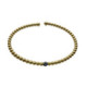 PULSERA ESCLAVA JAIBOR ORO DIAMANTES NEGROS - S5033MY025
