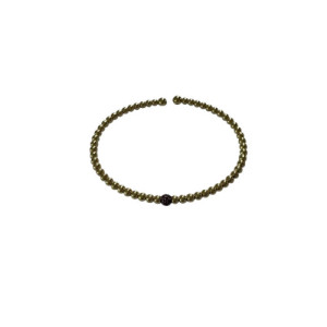 PULSERA ESCLAVA JAIBOR ORO RUBIS - S503MYO81