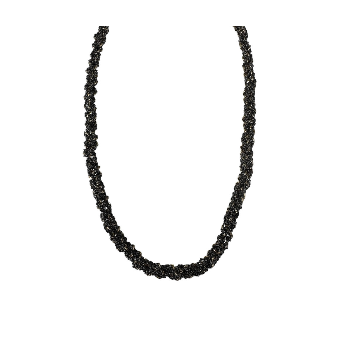 COLLAR MARIE LAURE CHAMOREL NEGRO ORO - MLS436