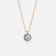 COLLAR SUNFIELD CUARZO AGUAMARINA - CL065390/49