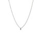 0,10 CARATS WHITE GOLD NECKLACE - PB1BTB-10