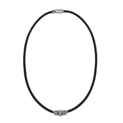 BLACK PLATADEPALO BRACELET - BN017N T/19