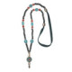 GREEN PLATADEPALO NECKLACE - WN247T