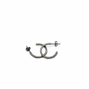 HOOPS LINEARGENT EARRINGS - 17051-N-A