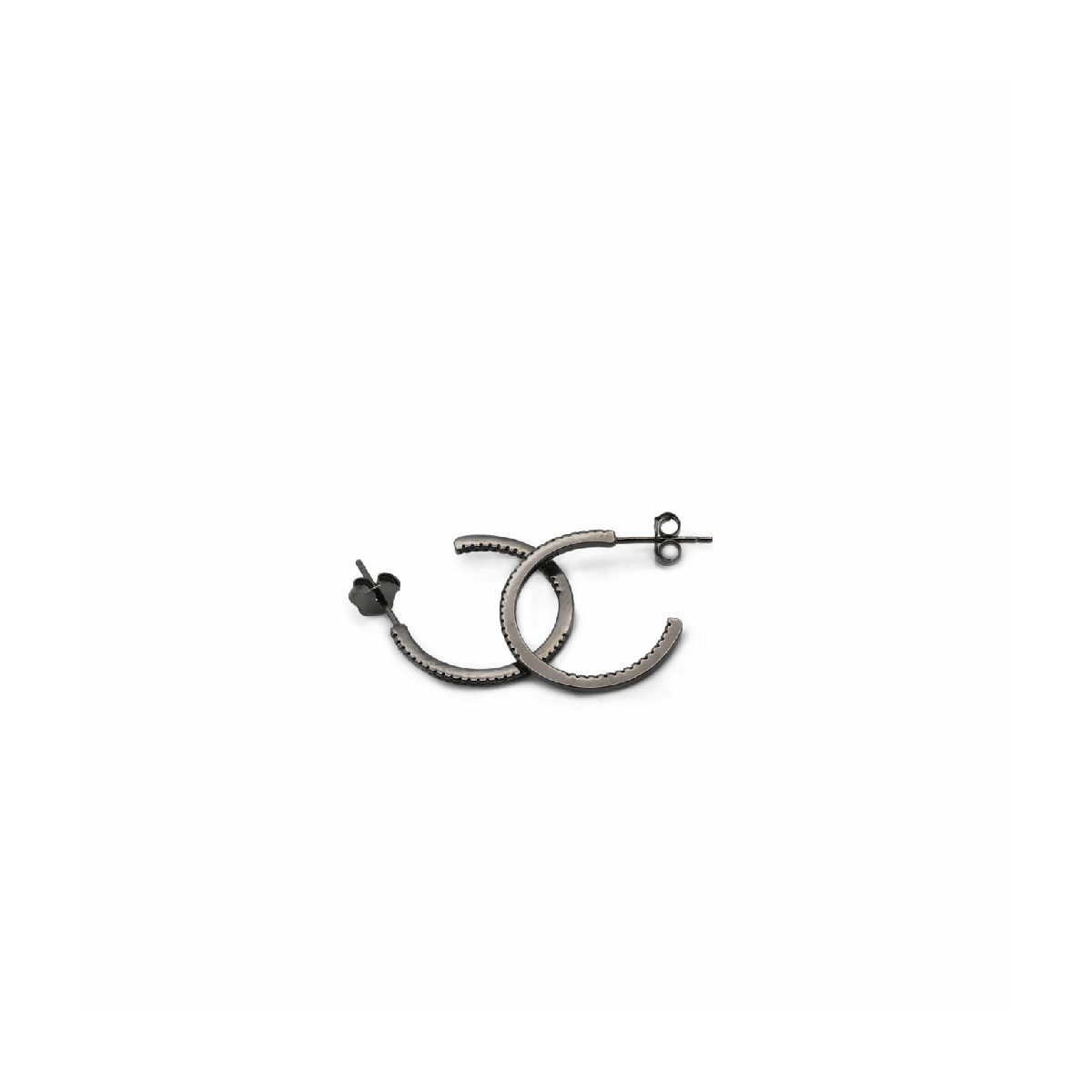 HOOPS LINEARGENT EARRINGS - 17051-N-A HOOPS LINEARGENT EARRINGS - 17051-N-A