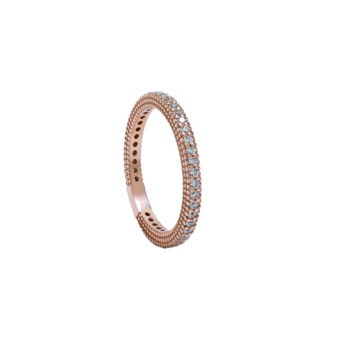ALIANZA ORO ROSA CIRCONITAS BLANCAS - AN065440/2