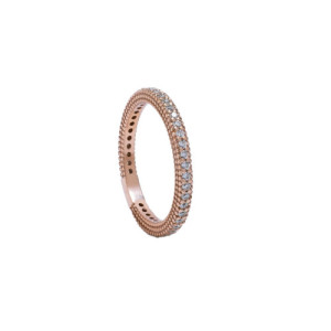 ALIANZA ORO ROSA CIRCONITAS BLANCAS - AN065440/2