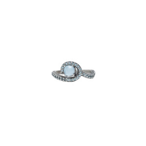 ANILLO PLATA SERPERTEANTE AGUAMARINA  - AN065452