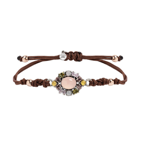 PULSERA SUNFIELD CUARZO ROSA - PU065551/15