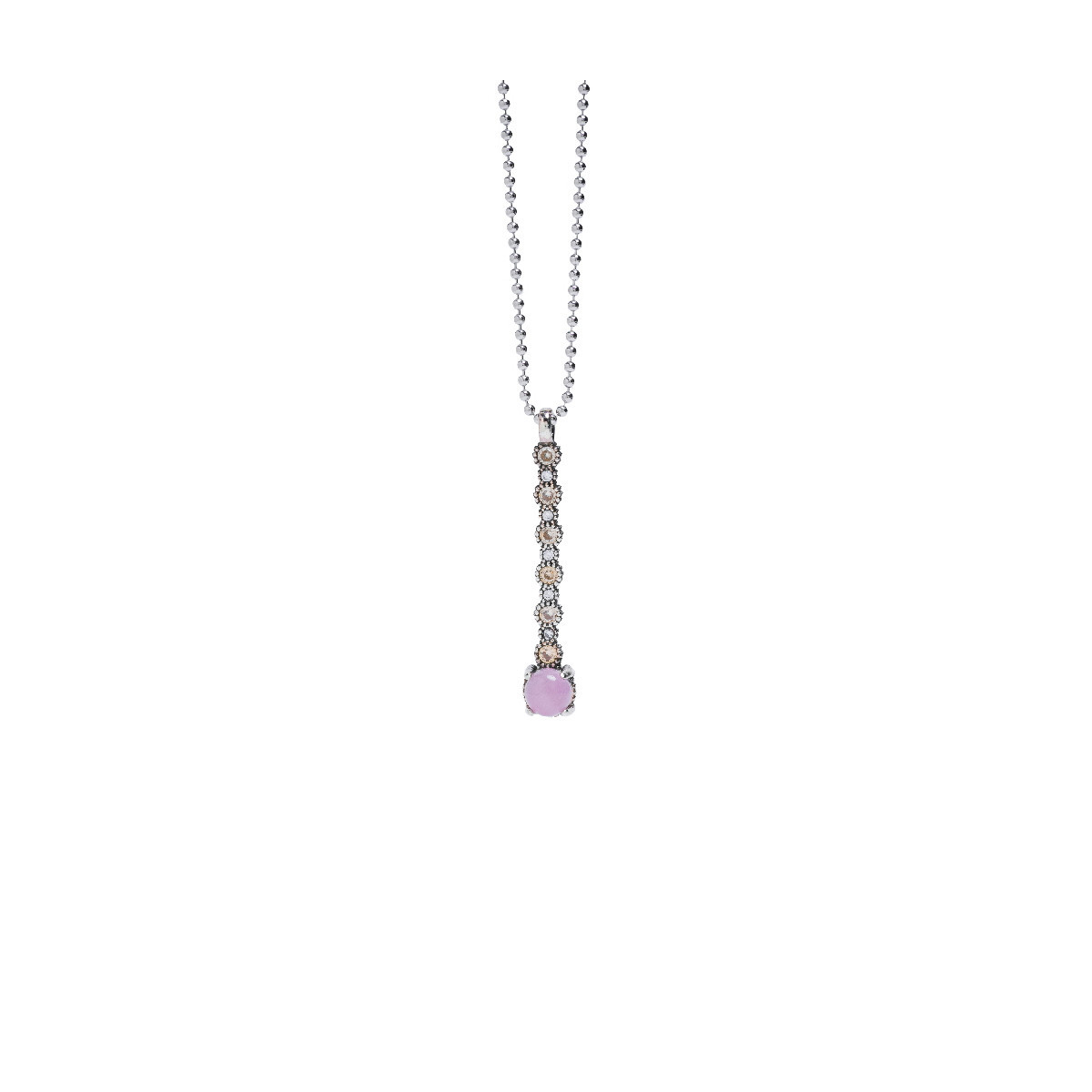 ROSE QUARTZ SUNFIELD NECKLACE - CL065574 ROSE QUARTZ SUNFIELD NECKLACE - CL065574