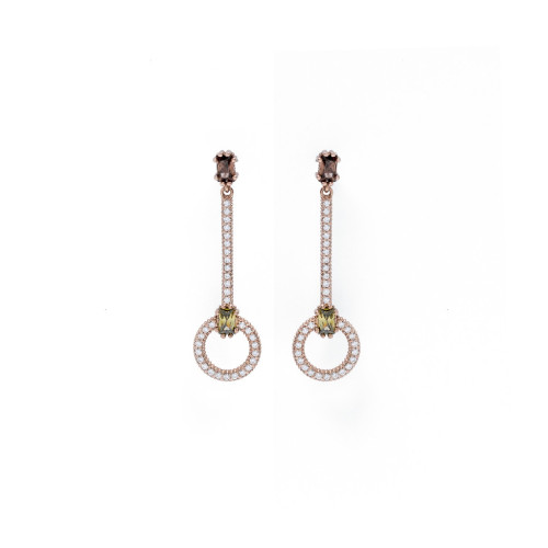 PENDIENTES LARGOS PERLA BROWN PERIDOTO - PE065581/2 PENDIENTES LARGOS PERLA BROWN PERIDOTO - PE065581/2