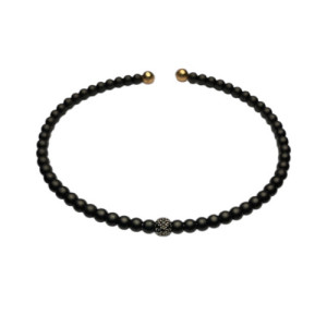 BLACK DIAMONDS CERAMIC JAIBOR SLAVE BRACELET - M5043MP438