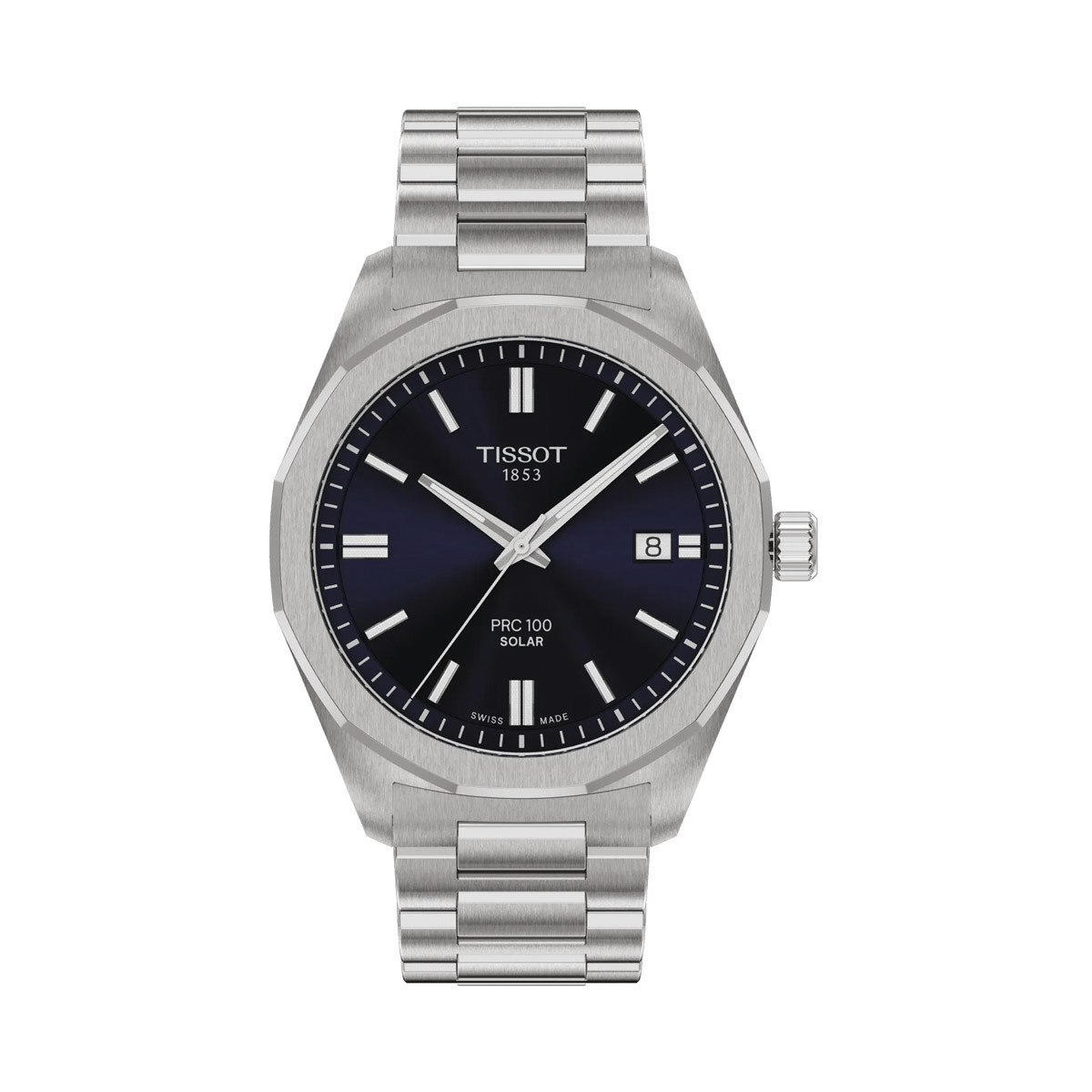 PRC 100 SOLAR 39MM TISSOT WATCH - T1514221104100