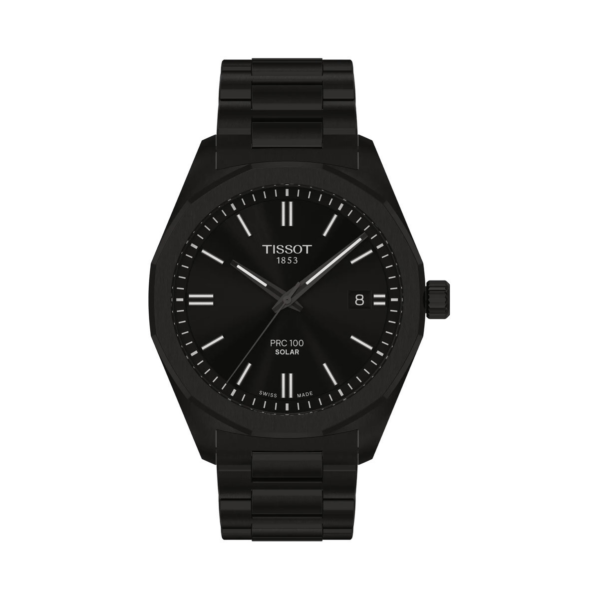 PRC 100 SOLAR 39MM TISSOT WATCH - T1514223305100