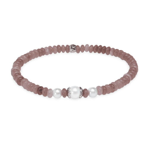 PULSERA PLATADEPALO PERLA - WB531X T/M